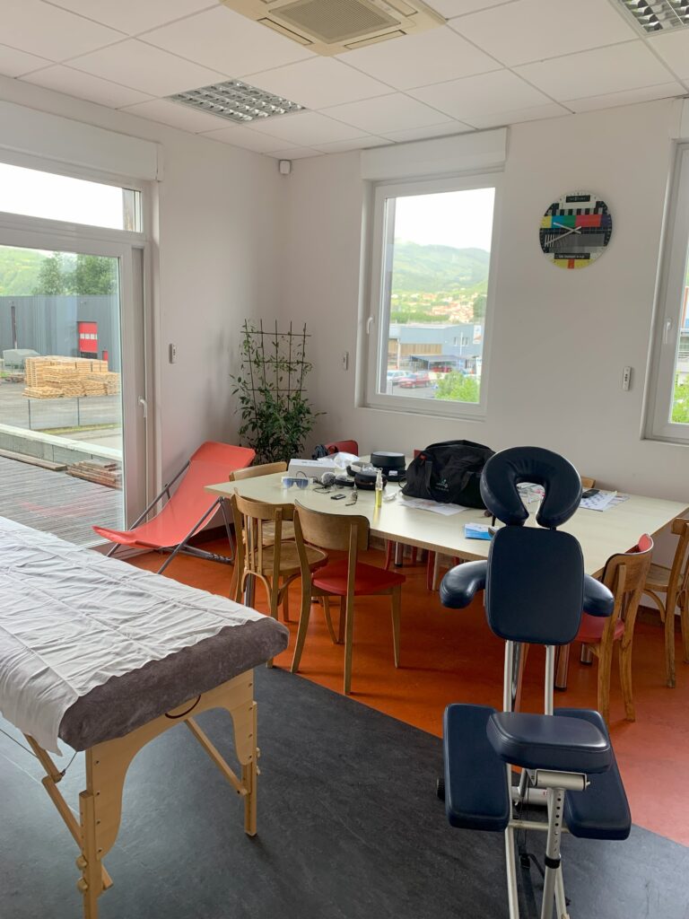 Massage Amma assis en entreprise